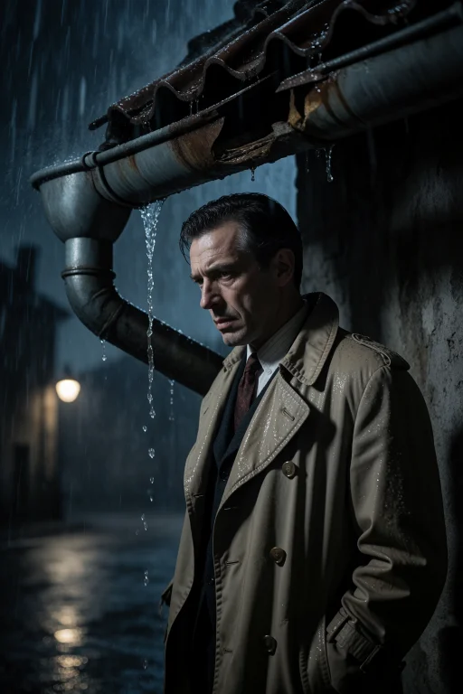 13. Brooding Noir Photography, Full-body Of A 41-year-old Ma...