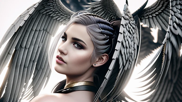 A 3d Render Of Epic Portrait Shot Of Epic Portrait Close Sho...