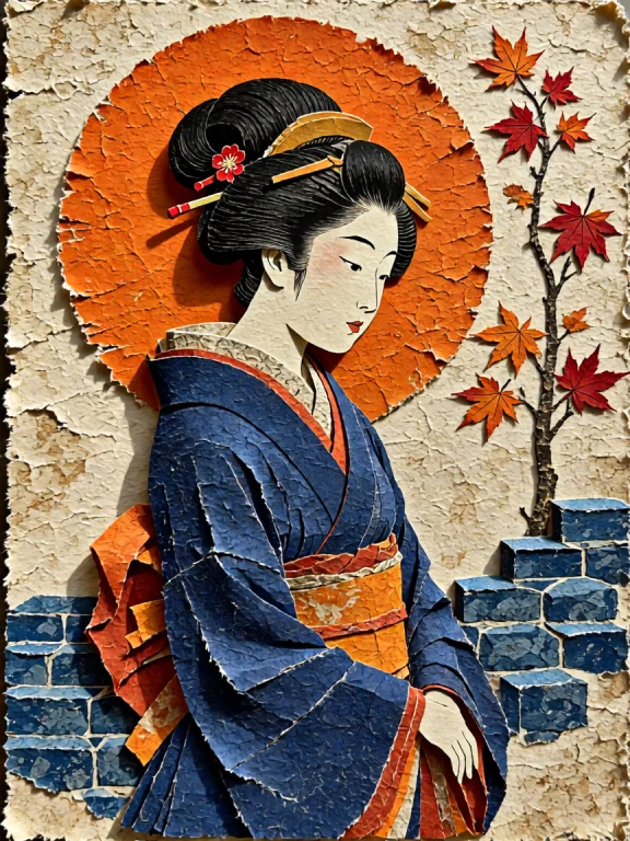 A Stunning 3d Mixed-media Paper Relief Artwork Inspired By T...