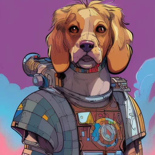 A Dog ,complexla Style, Nvinkpunk, Marioalberti Artstyle, Gh...