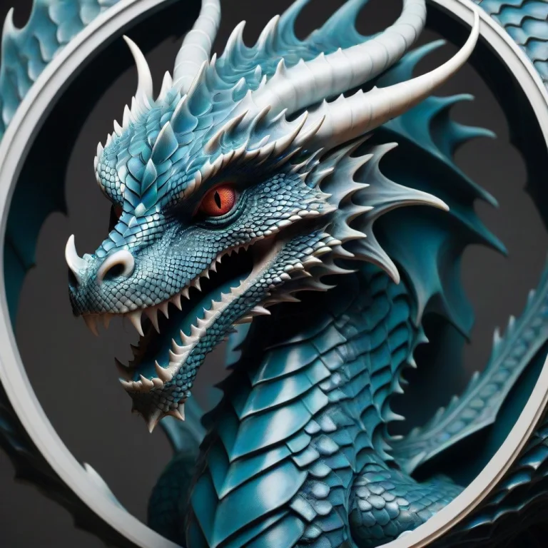 Intricate, Detailed, Dragon, Dragon Shaped1.5, Gyroid, Latti...