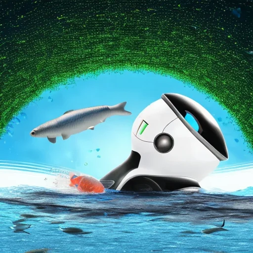 Frutigeraero, Humanist, Computer On A Grass Field With Fish...