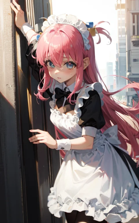 Masterpiece,1girl,solo,bmaid,feathers, Black Ice Cube,heart-...