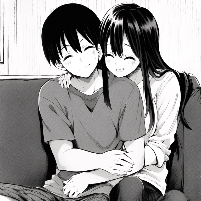 177013v2, Couple, Boy And Girl, Girl With Black Hair, Girl W...
