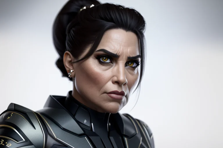 A 3d Render Of A Powerful Woman With A Strong, Regal Bearing...