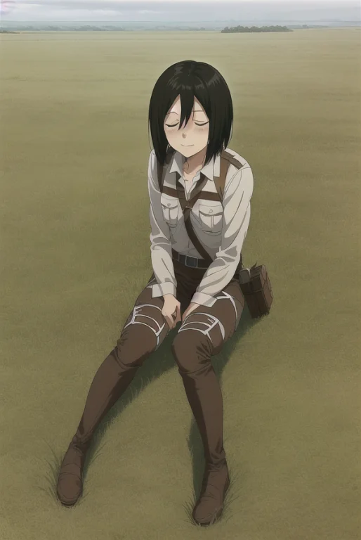 Masterpiece, Best Quality, 1girl, Mikasa Ackerman, Attack On...