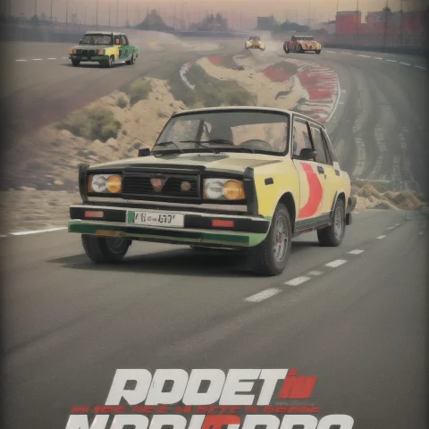 Poster For Movie, Drifting In Motion, Road Turn, Wheels Are... — Stable Diffusion AI Prompt: poster for movie, (drifting in motion), (((road turn))), (((wheels are turned)))...