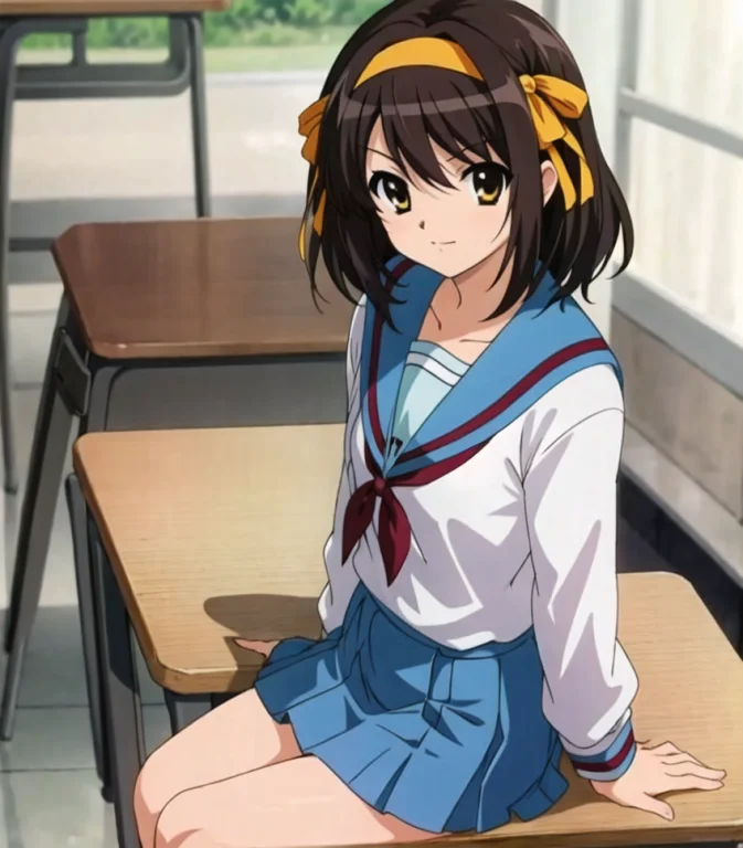 Masterpiece, Best Quality, 1girl, Loraharuhisuzumiyalora10.6...