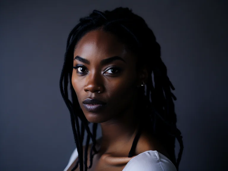 Photo Portrait Of A White Woman