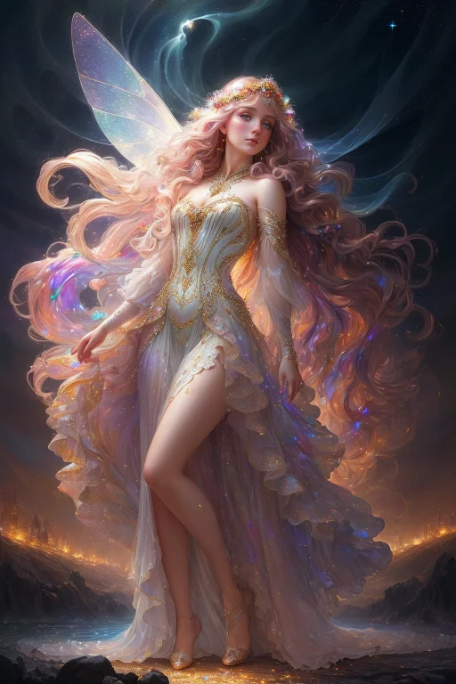 Photorealistic Painting, Full Body1.5, Stunningly Attractive...