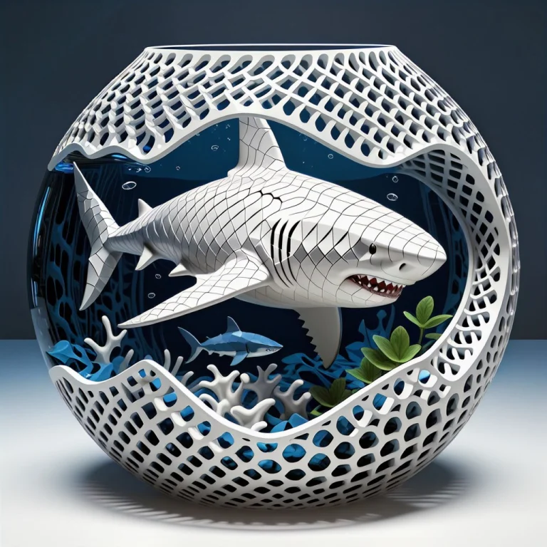 A Gigantic Great White Shark Completely Transformed Into An...