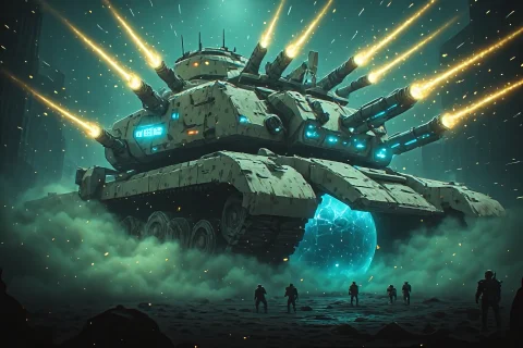 Masters Media, So-vehicles - Citadel-class Tank A Breathtaki... — SDXL AI Prompt: (Masters Media, SO-Vehicles - Citadel-Class Tank) a breathtaking wide-angle cine...