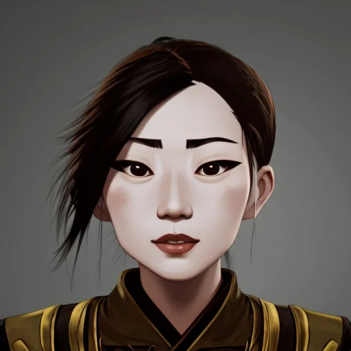 A Portrait Of A Asian Woman