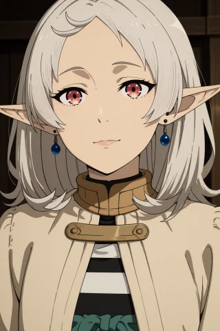 Mushokutensei, Sylphiette, 1girl, Solo, Adult, Whitehair, Si... — Stable Diffusion AI Prompt: mushoku_tensei, sylphiette, 1girl, solo, adult, white_hair, silver_hair, red_eye...