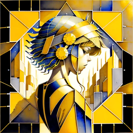 Watercolour In The Solarpunk Art Style, In The Style Of El A...