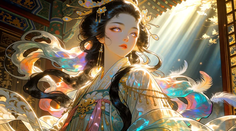 A Breathtaking Digital Masterpiece Of An Ancient Chinese Bea...