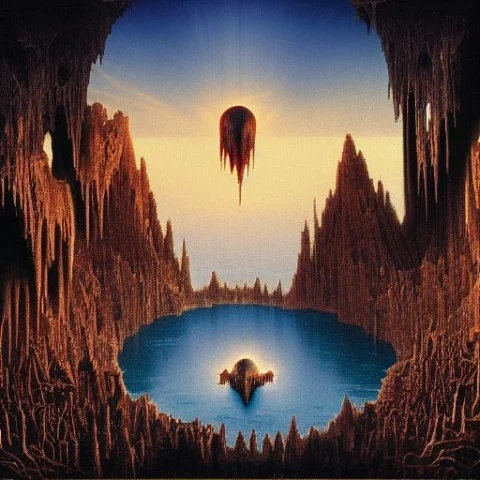 Dan-seagrave-art-style Ocean — Stable Diffusion AI Prompt: dan-seagrave-art-style ocean