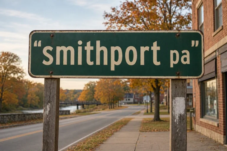 Sign Reading Smithport Pa Sic, I Changed The Name Bc I Dont...