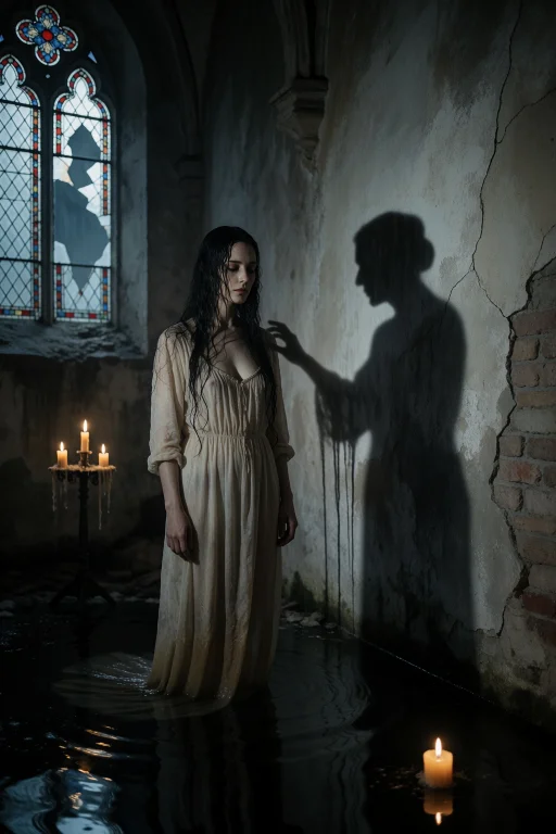 5. Surreal Gothic Photography, Full-body Of A 38-year-old Wo...