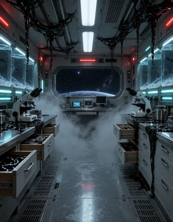 3d3n Sh1p, Photorealistic, Frontal View Of The Same Research...