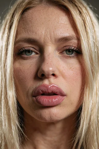 Realistic Picture, Ultra High Details, Face Close-up Portrai... — Stable Diffusion AI Prompt: Realistic picture, ultra high details, face close-up portrait. A 28 years bimbo...