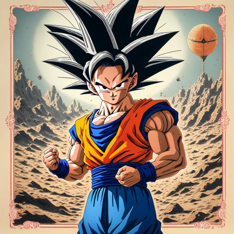 Goku, Gohan  Krillin All From Dragonball Z On An Anime Islan...