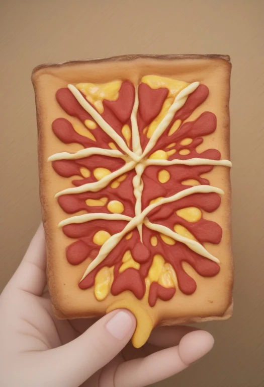 Rating Safe, Gyroid Lattice, Holding A Slice Of Gyroid Pizza...