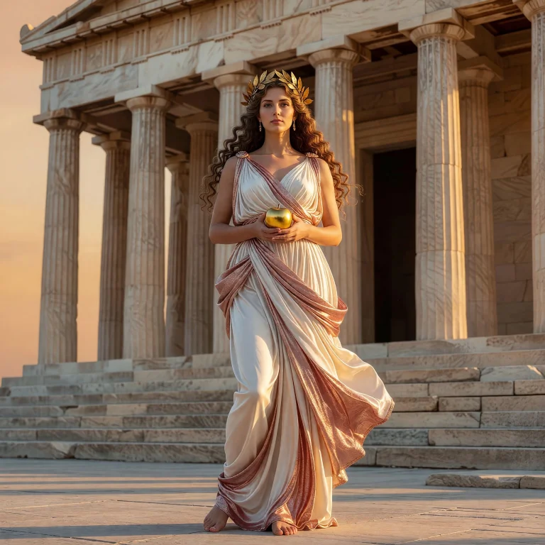 Prompt A Photorealistic Full-body Shot Of The Goddess Aphrod...