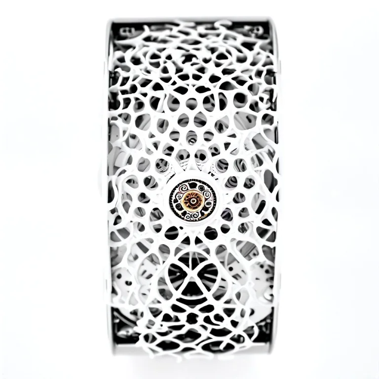 An Intricate Mechanical Watch Movement Where All Gears And B...