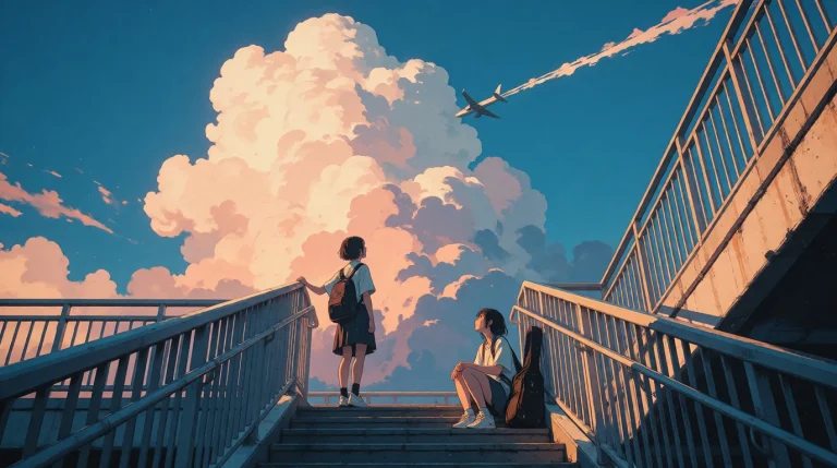 Nature, Zidiusart, Anime Illustration, Golden Hour Sunset, T...