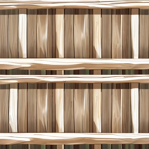 Wooden Fence In Sphax Style
