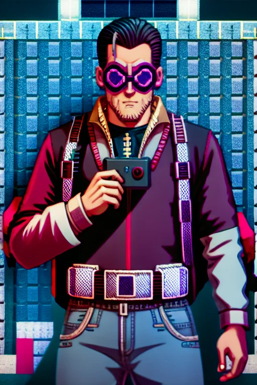 Pixelstyle1.5 Opt-6000 Full Shot View, Super Villian, Microm...