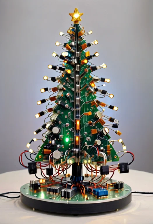 Transistors Christmas Tree