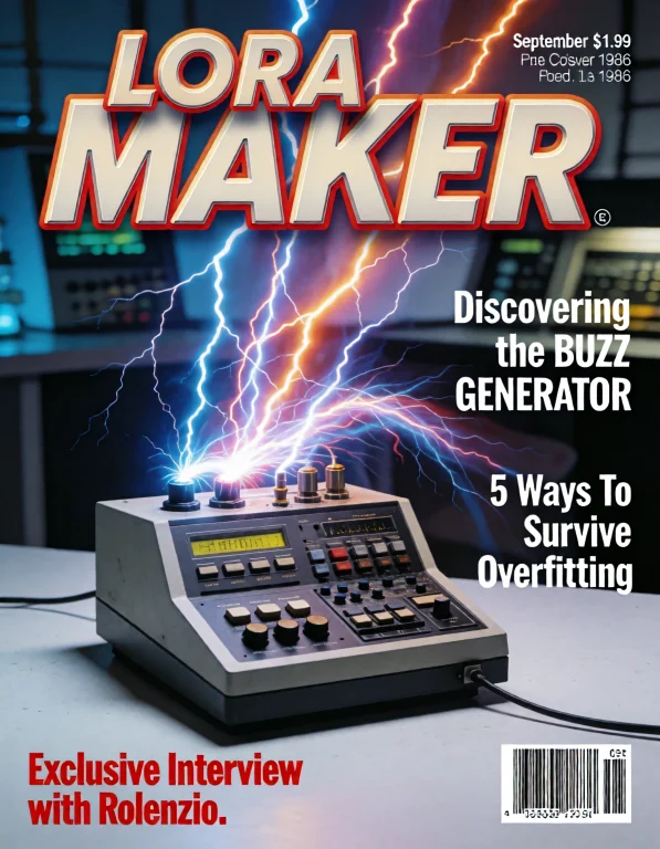 80sm4g, Cover Of A Science Fiction Magazine Titled Lora Make...