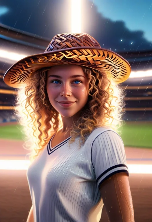 1girl,best Quality1.1,masterpiece1.1,from Side1.3,baseball F...