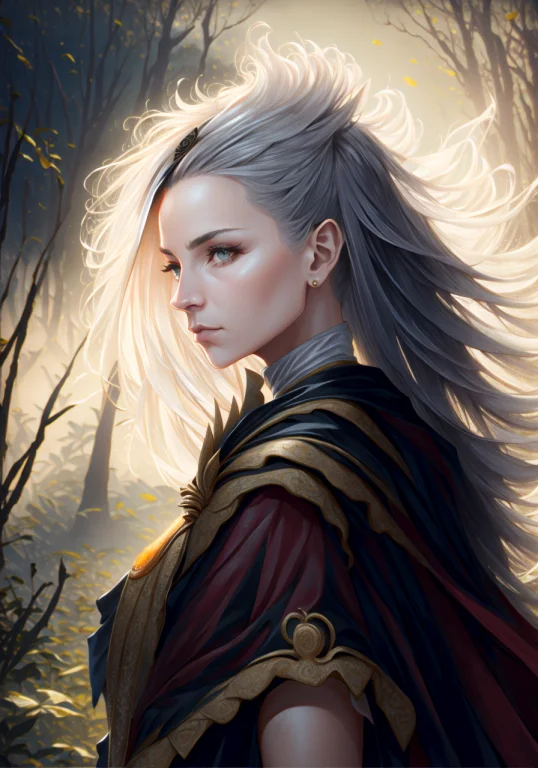 An Old Witch1.3 Ti-slaaneshdaemonette, Wrinkled Face1.3, Hai...