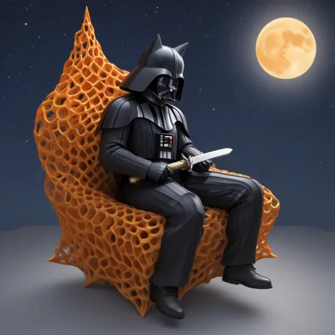Gyroid, Lattice Structure,gyroid Style, Darth Vader Made Out... — SDXL AI Prompt: gyroid, lattice structure,gyroid style, darth vader made out of gyroid, lattice...