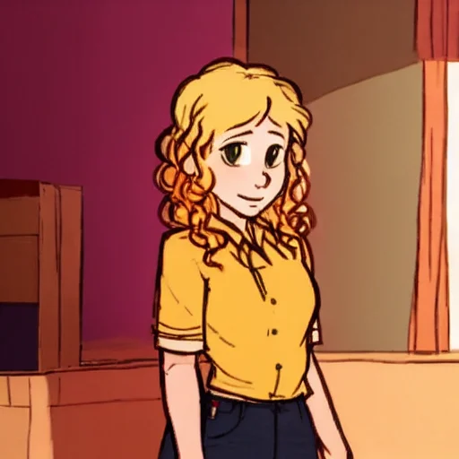 A Cartoon Juno Temple, Art By Loracalvinandhobbes0.8