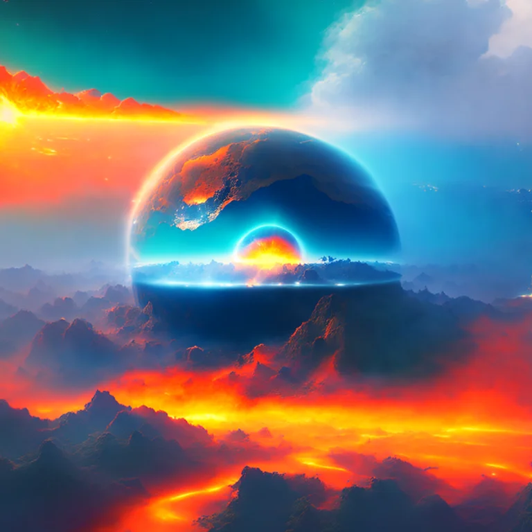Photo Of A Planet-wide Disaster Caused By Advanced Technolog...