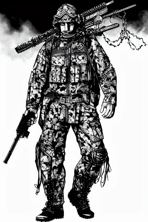 Therpgchargenesafart Tank, Warrior Punk Man, In Front Of The...