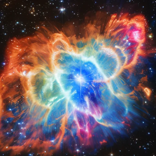 Vibrantly Multicolored Bioluminescent Supernova Remnant Cass...