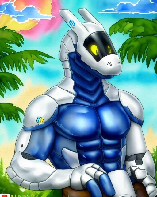 Male, Anthro, Solo, Synthspecies, High Resolution, Detailed,...