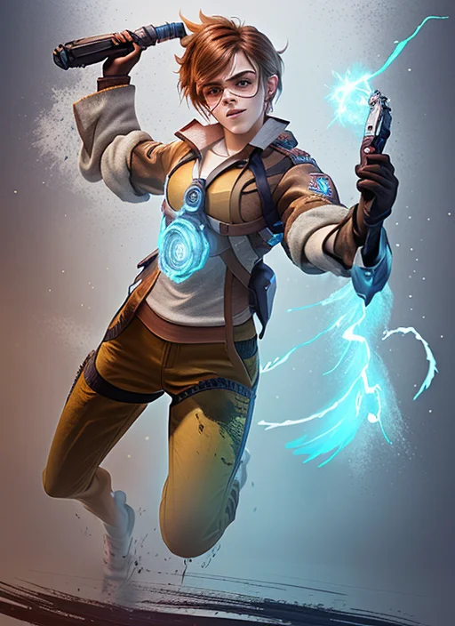 Arcane Style, Award Winning Half Body Portrait Of Beautiful...