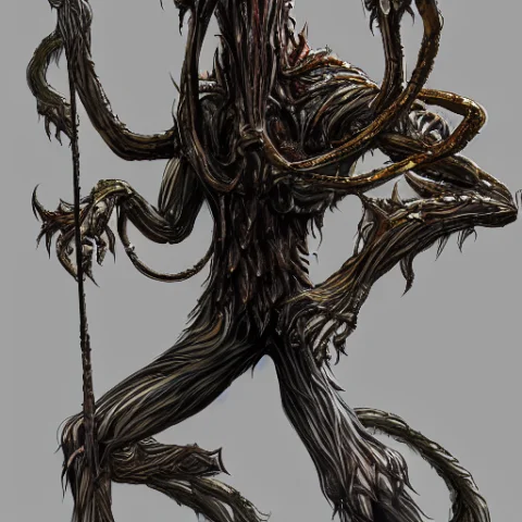 Concept-art Of A Multi-limbed Monster, Horror — Stable Diffusion AI Prompt: concept-art of a multi-limbed monster, horror
