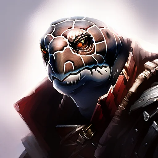 Close-up Portrait Of An Albino1.0, Tortle Person, Frostpunk,...