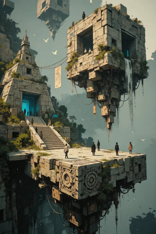 Nature, A Vertical Fantasy Concept Art Painting Of A Massive...