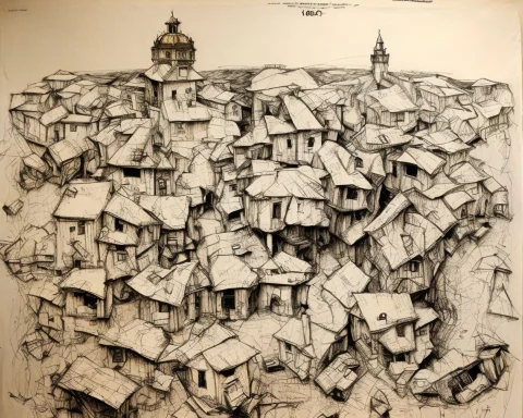 2 Point Perspective Line Drawing Of 1800s Boston, By Parchar... — Stable Diffusion AI Prompt: 2 point perspective line drawing of 1800s Boston, by ParchArt
