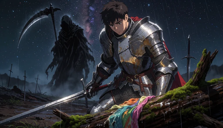 Cinematic Anime Art Style, High-quality 2d3d Hybrid Render....