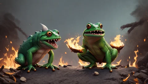 A Fantz Monster Design, Funny, Ultra Detailed, Cute,frog, Ph... — Stable Diffusion AI Prompt: A fantz monster design, funny, ultra detailed, cute,Frog, Phoenix,colorful, cros...