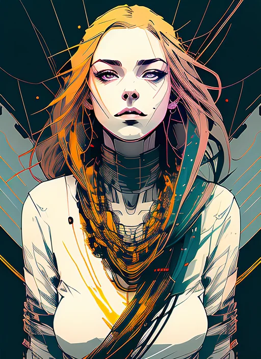 Nvinkpunk, A Stunning Intricate Full Color Portrait Of Sks W...